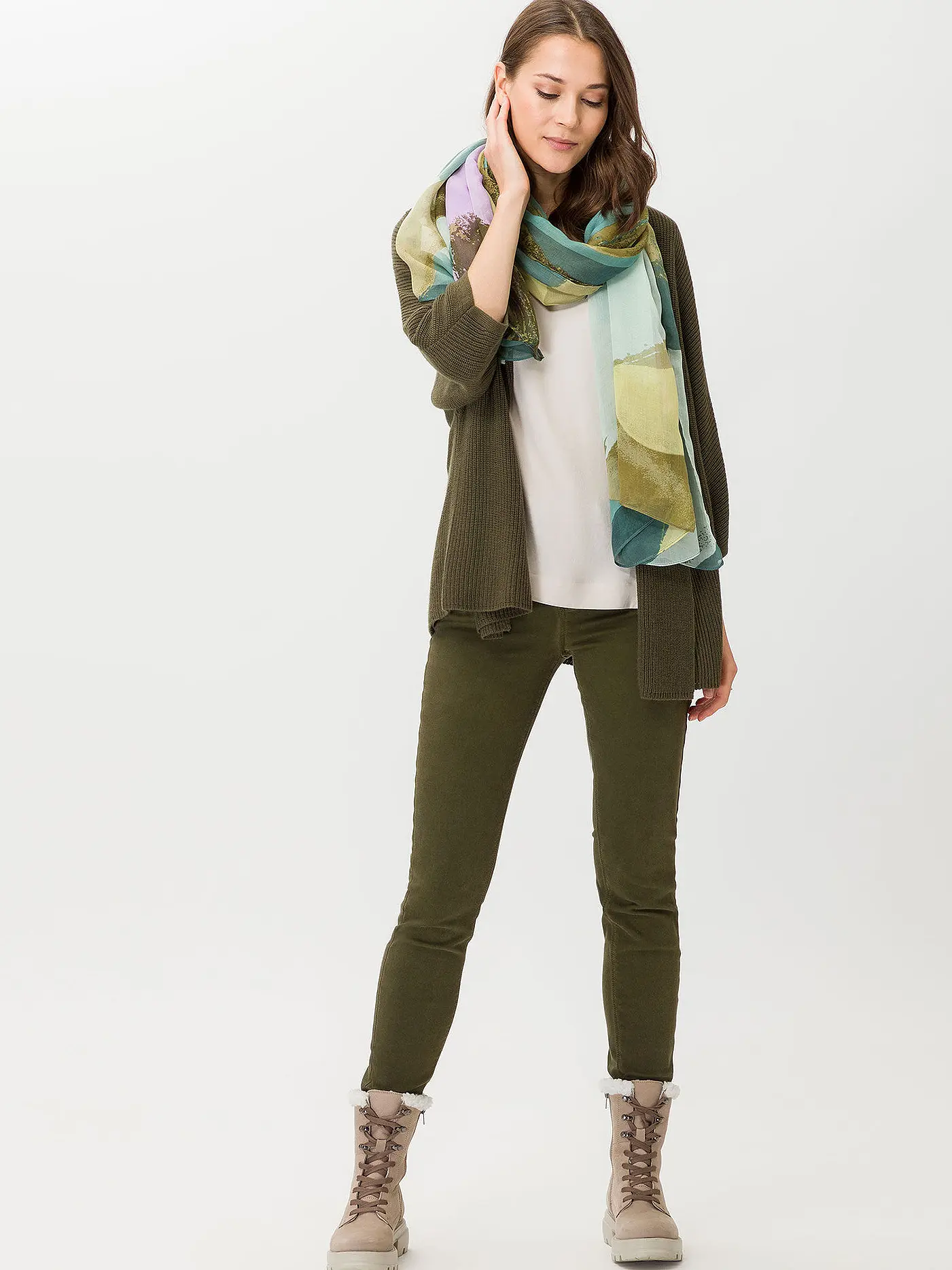 BRAX | jeans Skinny Fit ANA | olive